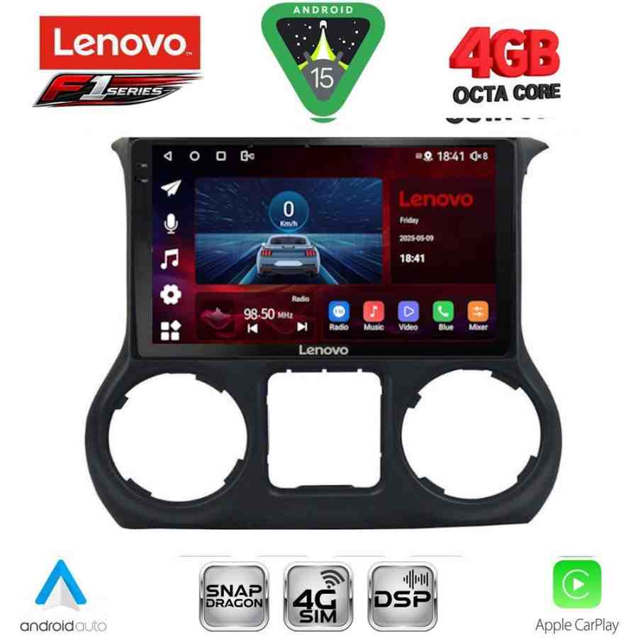 LENOVO SSQ 9295_CPA (10inc) MULTIMEDIA TABLET for JEEP WRANGLER  mod. 2011-2014