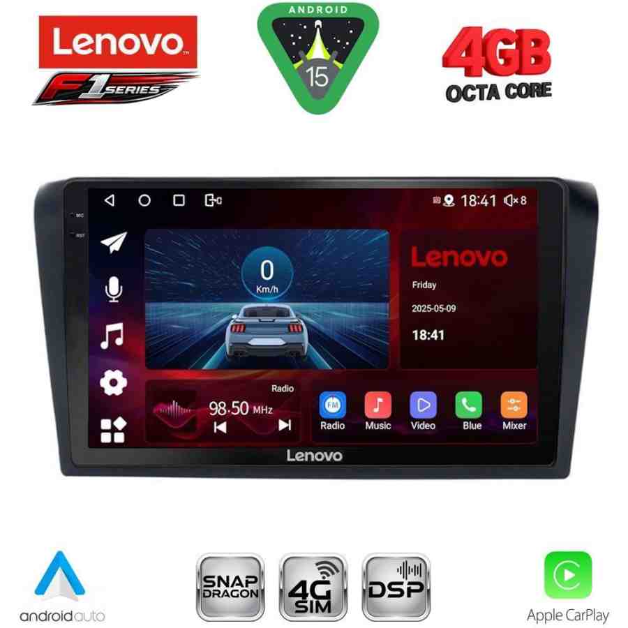 LENOVO SSQ 9365_CPA (9inc) MULTIMEDIA TABLET for MAZDA 3 mod. 2003-2008