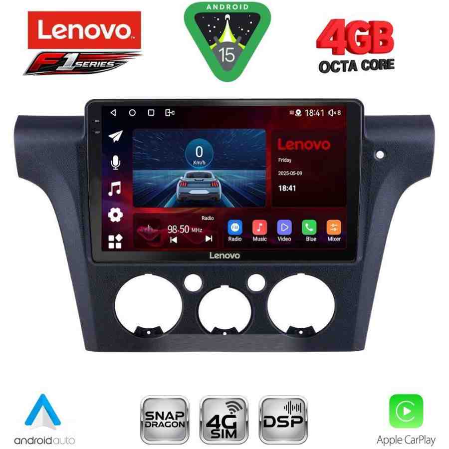 LENOVO SSQ 9441_CPA CLIMA (10inc) MULTIMEDIA TABLET for MITSUBISHI OUTLANDER mod. 2001-2005 with CLIMA