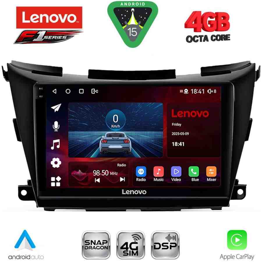 LENOVO SSQ 9462B_CPA (9inc) MULTIMEDIA TABLET for NISSAN MURANO mod. 2017-2025