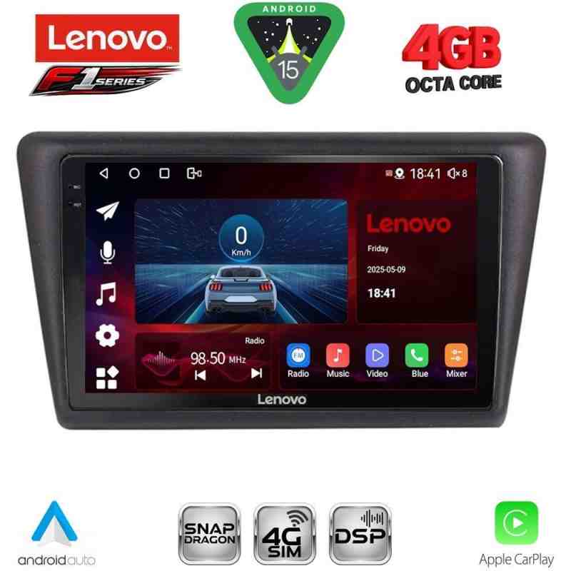 LENOVO SSQ 9600_CPA (9inc) MULTIMEDIA TABLET for SKODA RAPID SPACEBACK mod. 2014-2019