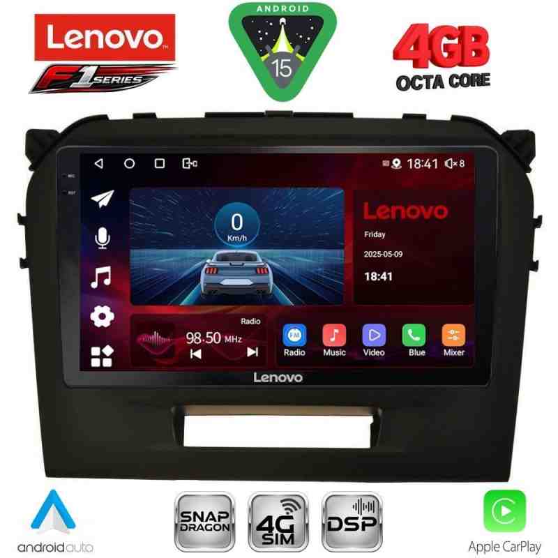 LENOVO SSQ 9697_CPA (9inc) MULTIMEDIA TABLET for SUZUKI VITARA mod. 2016-2022