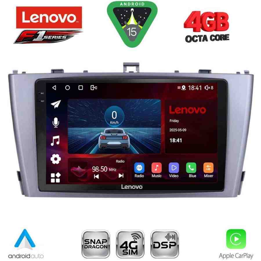 LENOVO SSQ 9705SL_CPA (9inc) MULTIMEDIA TABLET for TOYOTA AVENSIS (T27) mod. 2009-2015 (SILVER)