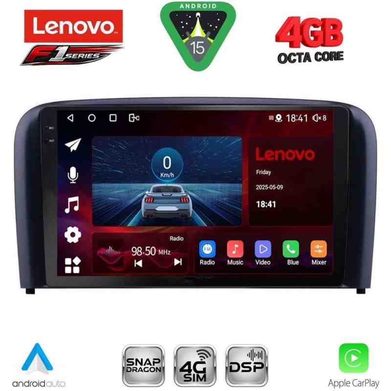 LENOVO SSQ 9786_CPA (9inc) MULTIMEDIA TABLET for VOLVO S80 mod. 1998-2006