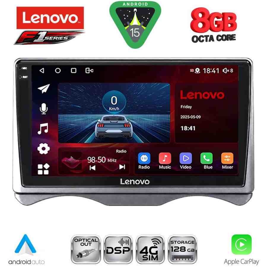 LENOVO SSR 10091_CPA (9inc) MULTIMEDIA TABLET for CITROEN C3 mod. 2001-2009 (DASHBOARD)