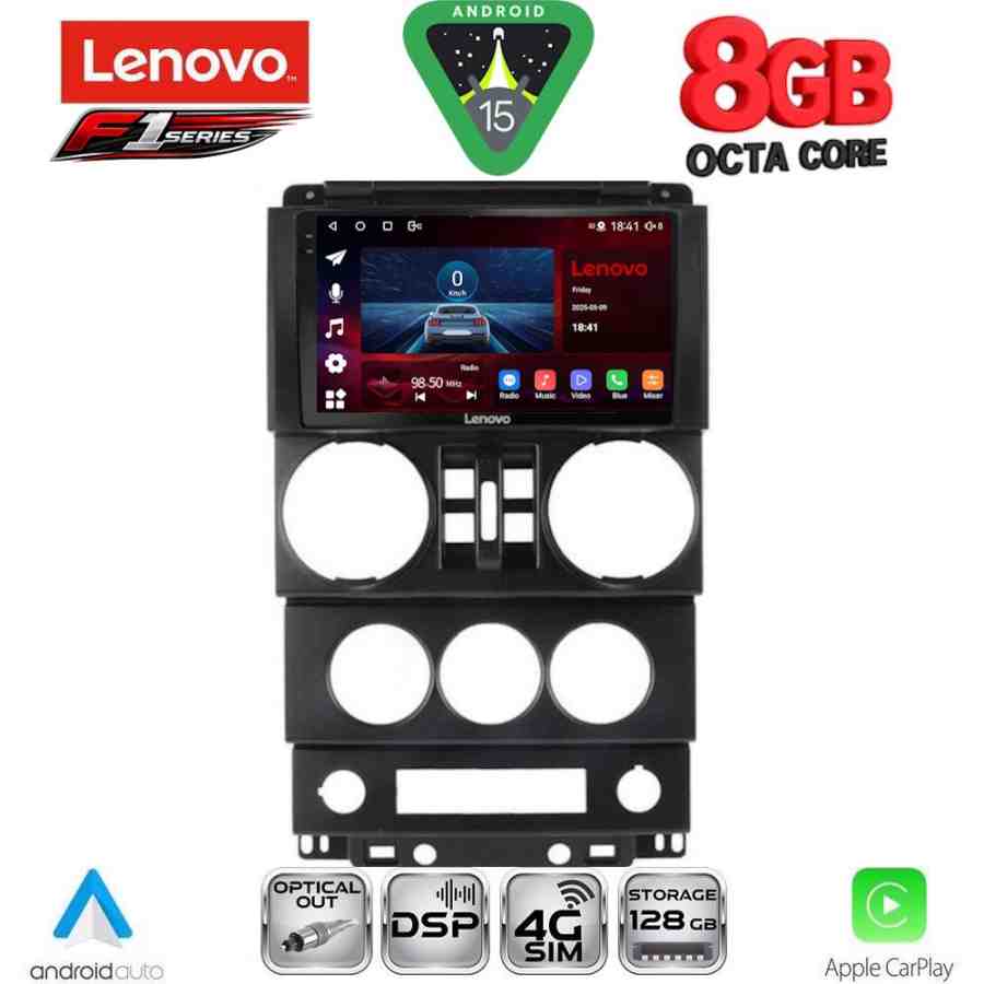 LENOVO SSR 10294_CPA (9inc) MULTIMEDIA TABLET for JEEP WRANGLER  mod. 2006-2011
