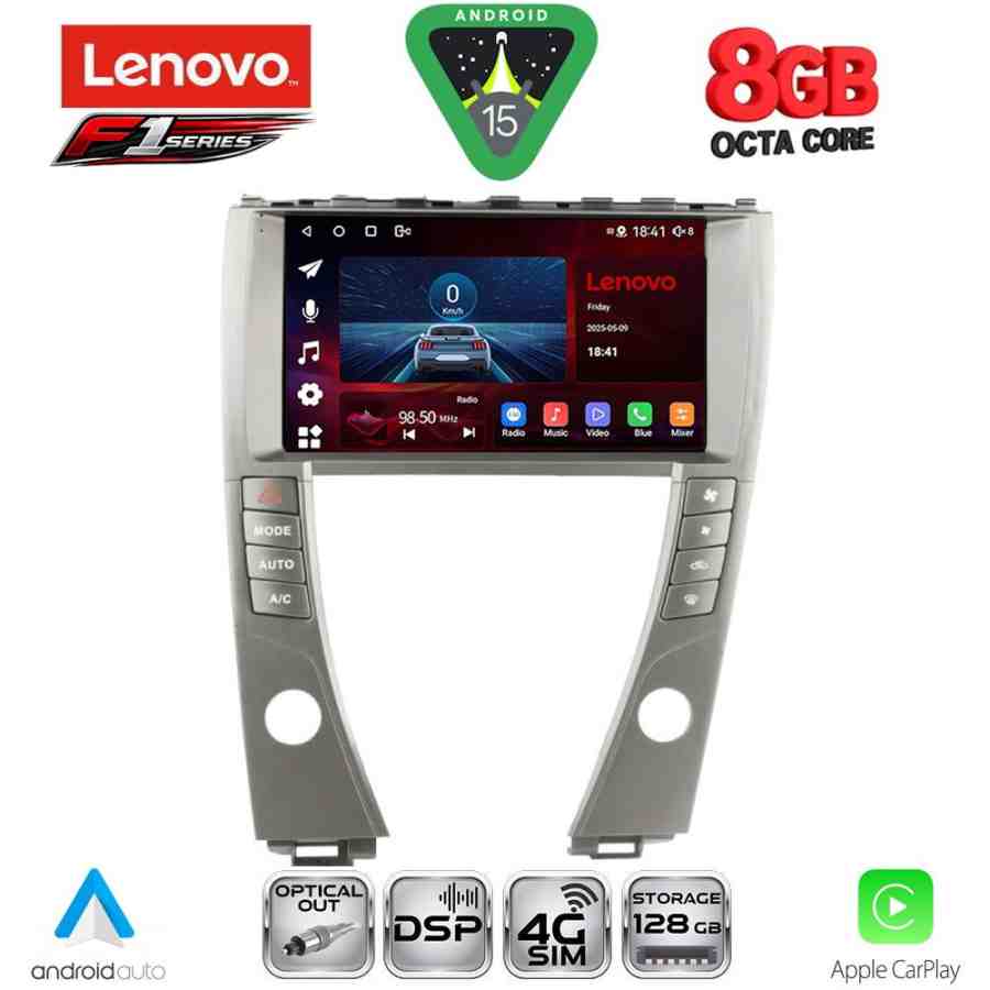 LENOVO SSR 10342B_CPA (9inc) MULTIMEDIA TABLET for LEXUS ES mod. 2006-2013