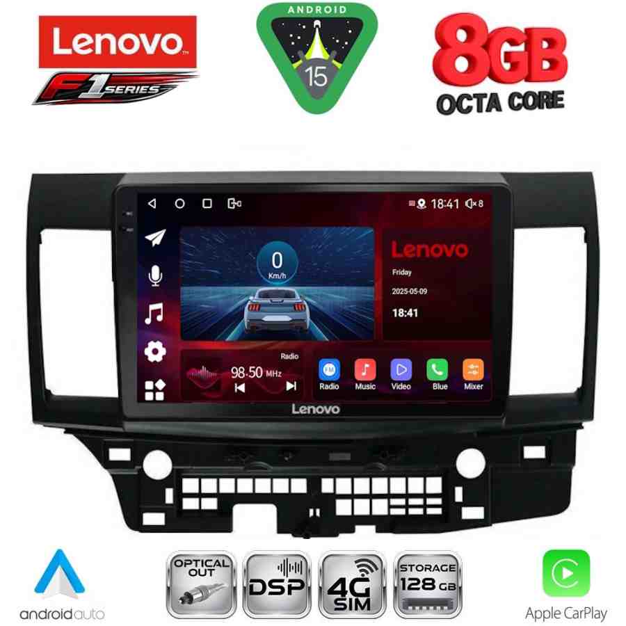 LENOVO SSR 10434_CPA (10inc) MULTIMEDIA TABLET for MITSUBISHI LANCER mod. 2008-2017
