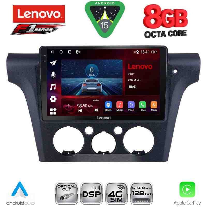 LENOVO SSR 10441_CPA CLIMA (10inc) MULTIMEDIA TABLET for MITSUBISHI OUTLANDER mod. 2001-2005 with CLIMA