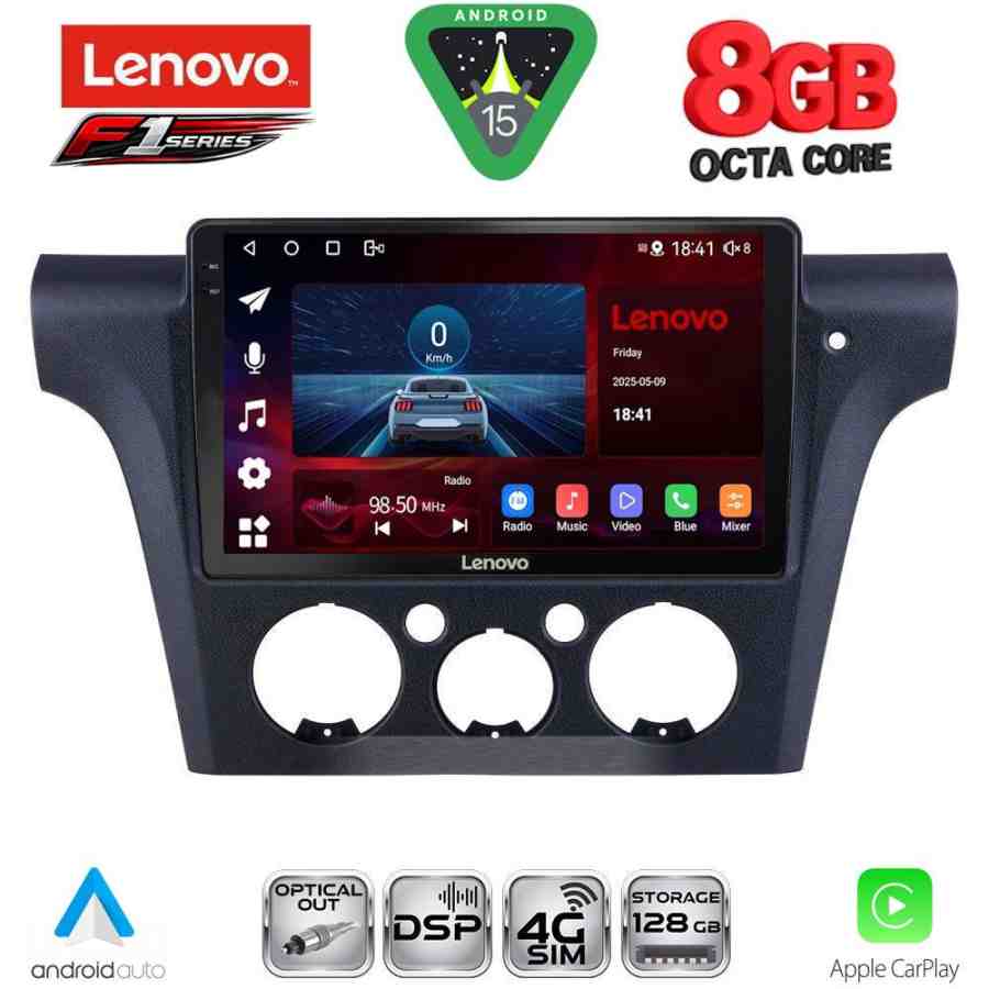 LENOVO SSR 10441_CPA CLIMA (10inc) MULTIMEDIA TABLET for MITSUBISHI OUTLANDER mod. 2001-2005 with CLIMA