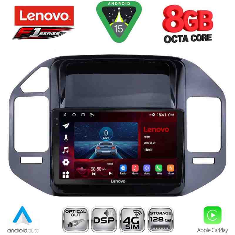 LENOVO SSR 10444_CPA (9inc) MULTIMEDIA TABLET for MITSUBISHI PAJERO mod. 1999-2006