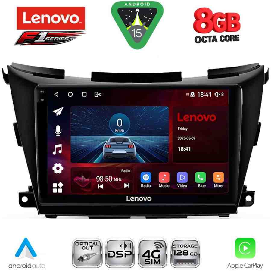 LENOVO SSR 10462B_CPA (9inc) MULTIMEDIA TABLET for NISSAN MURANO mod. 2017-2025