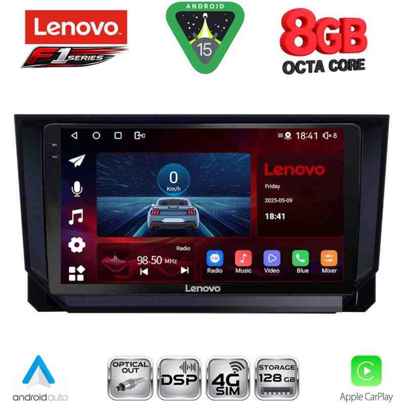 LENOVO SSR 10573_CPA (9inc) MULTIMEDIA TABLET for SEAT ARONA - IBIZA mod. 2018-2026