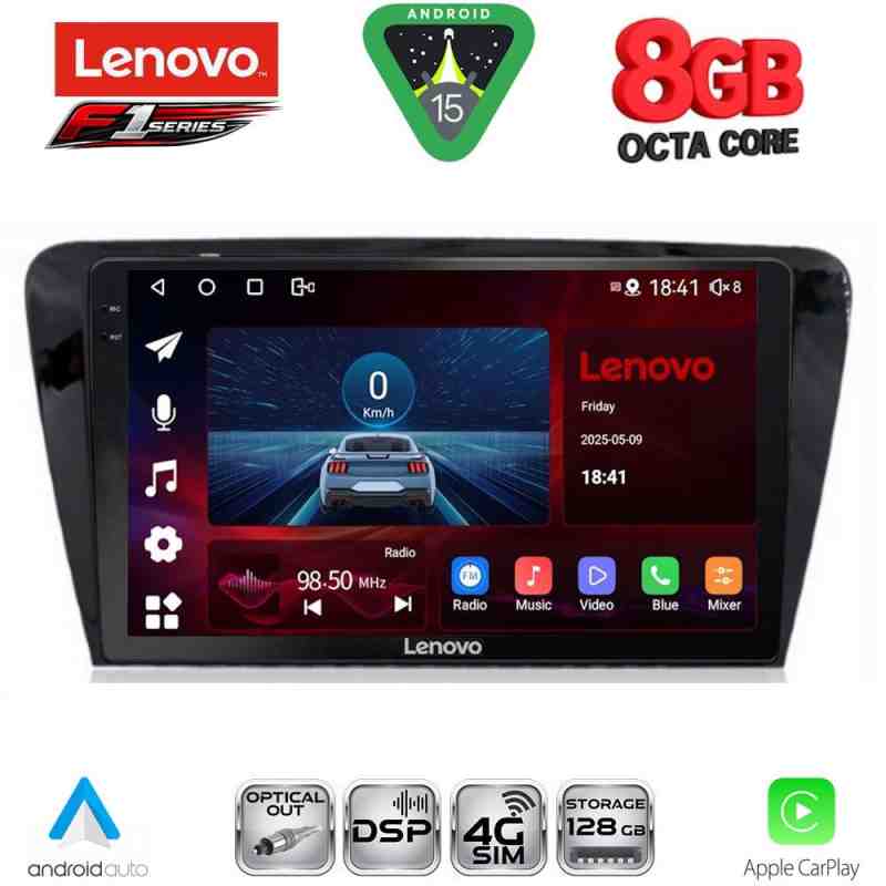 LENOVO SSR 10597_CPA (10inc) MULTIMEDIA TABLET for SKODA OCTAVIA 7 mod. 2013-2021