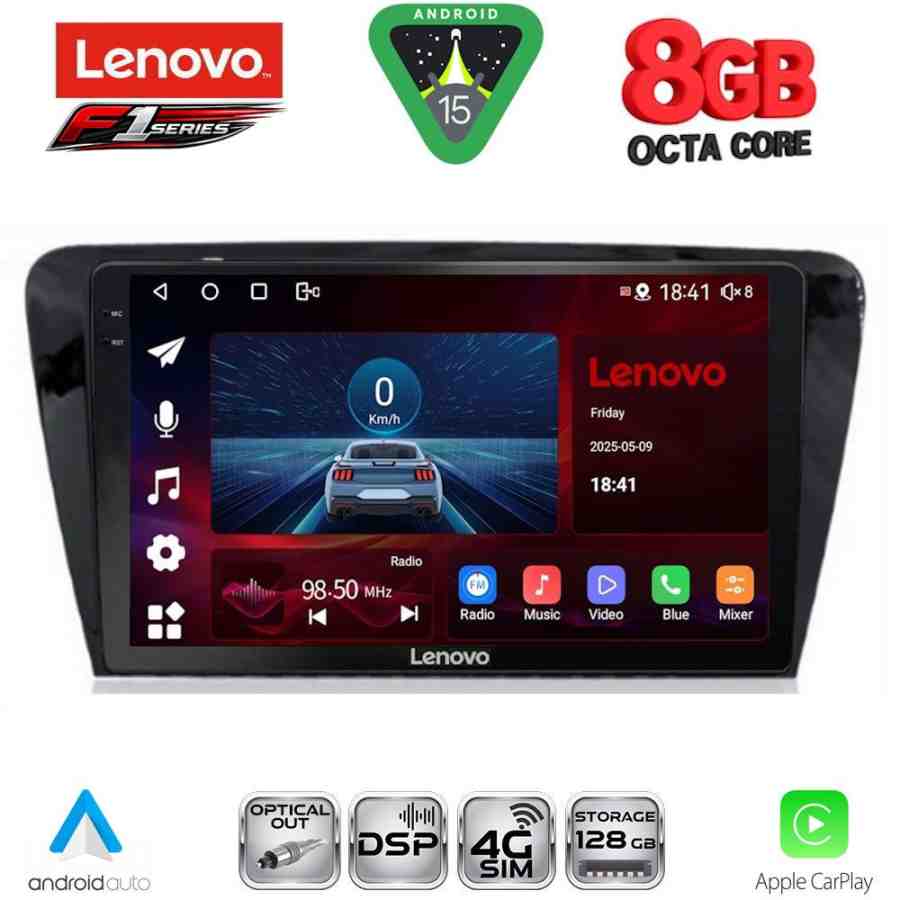 LENOVO SSR 10597_CPA (10inc) MULTIMEDIA TABLET for SKODA OCTAVIA 7 mod. 2013-2021