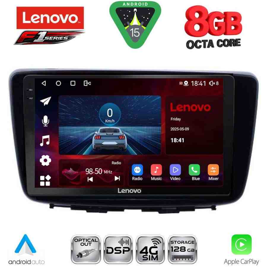 LENOVO SSR 10672_CPA (9inc) MULTIMEDIA TABLET for SUZUKI BALENO mod. 2016-2022