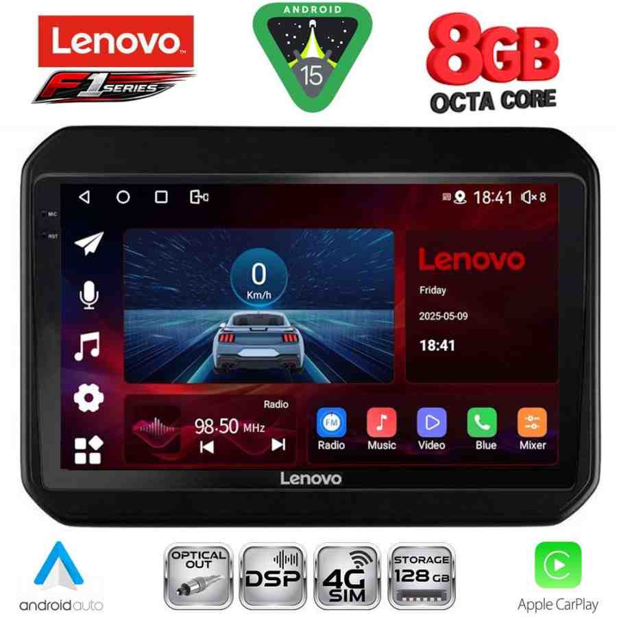 LENOVO SSR 10676_CPA (9inc) MULTIMEDIA TABLET for SUZUKI IGNIS mod. 2016-2026