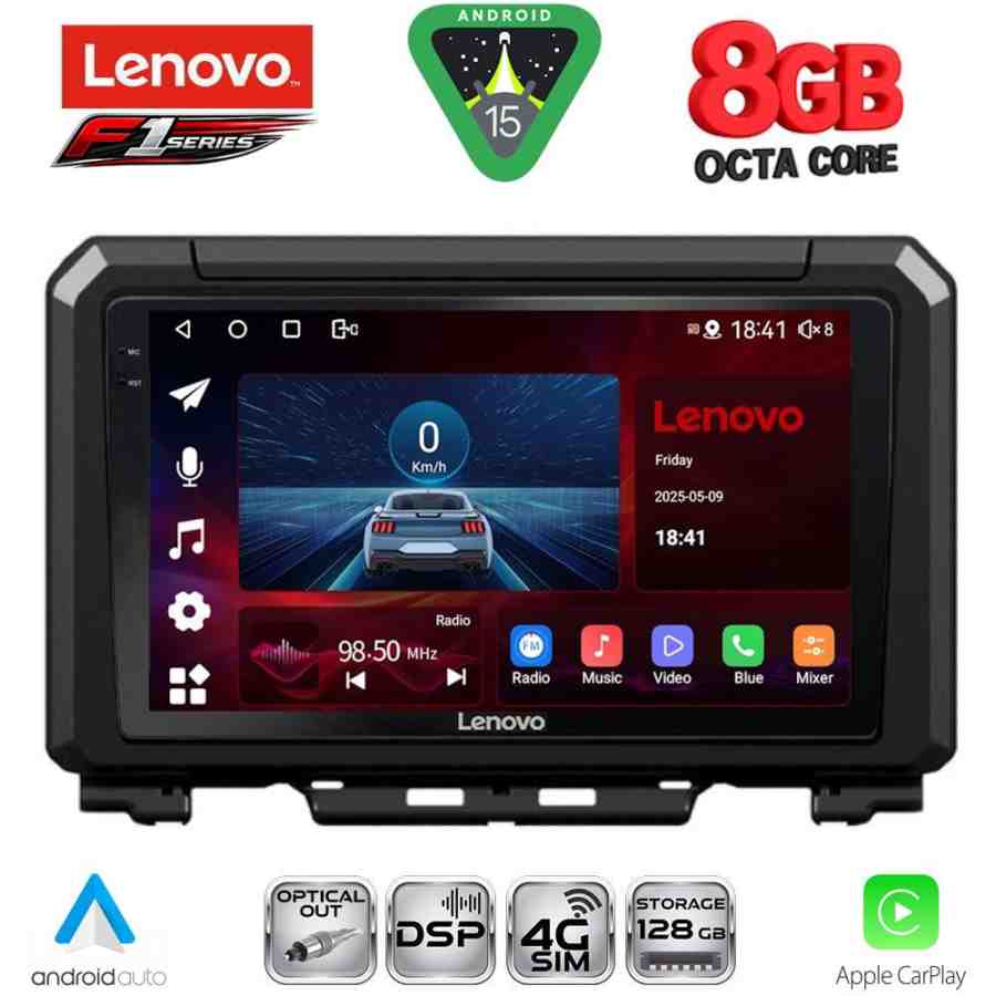 LENOVO SSR 10679_CPA (9inc) MULTIMEDIA TABLET for SUZUKI JIMNY mod. 2017-2026