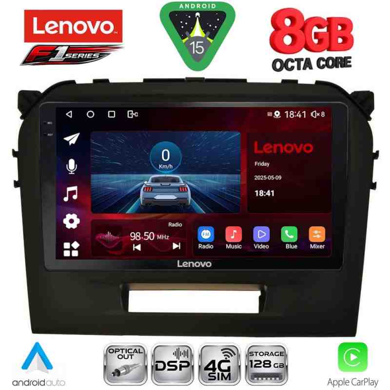 LENOVO SSR 10697_CPA (9inc) MULTIMEDIA TABLET for SUZUKI VITARA mod. 2016-2022