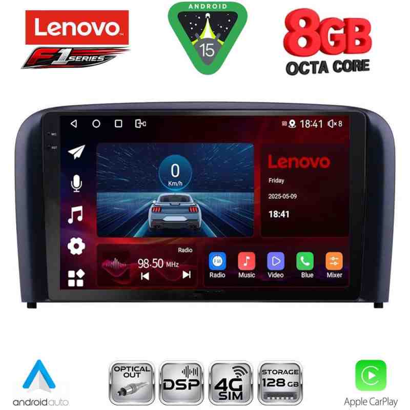 LENOVO SSR 10786_CPA (9inc) MULTIMEDIA TABLET for VOLVO S80 mod. 1998-2006