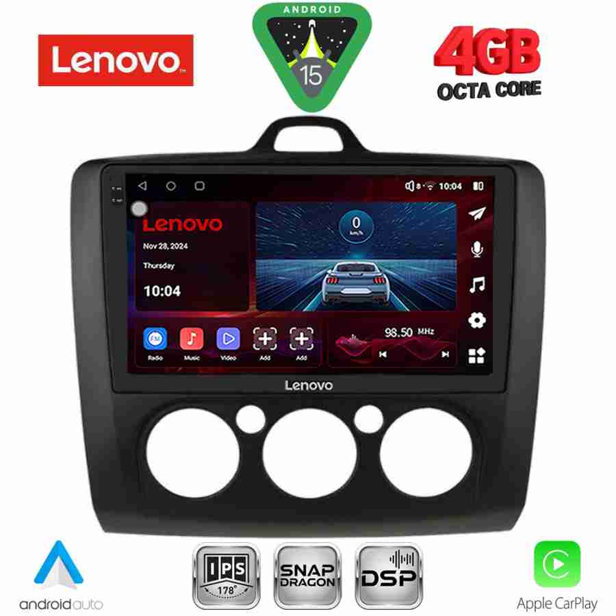 LENOVO SSV 9156BL_CPA A/C (9inc) MULTIMEDIA TABLET for FORD FOCUS mod. 2005-2012 (BLACK)