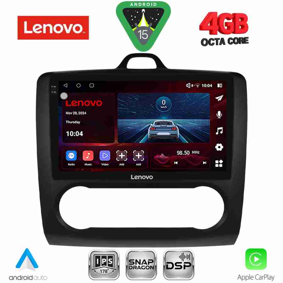 LENOVO SSV 9156BL_CPA CLIMA (9inc) MULTIMEDIA TABLET for FORD FOCUS mod. 2005-2012 (BLACK)