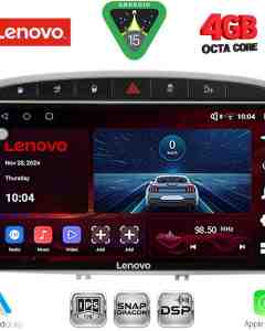 LENOVO SSV 9513SL_CPA (9inc) MULTIMEDIA TABLET for PEUGEOT 308 mod.2007-2012 - RCZ mod.2009-2015 (SILVER)