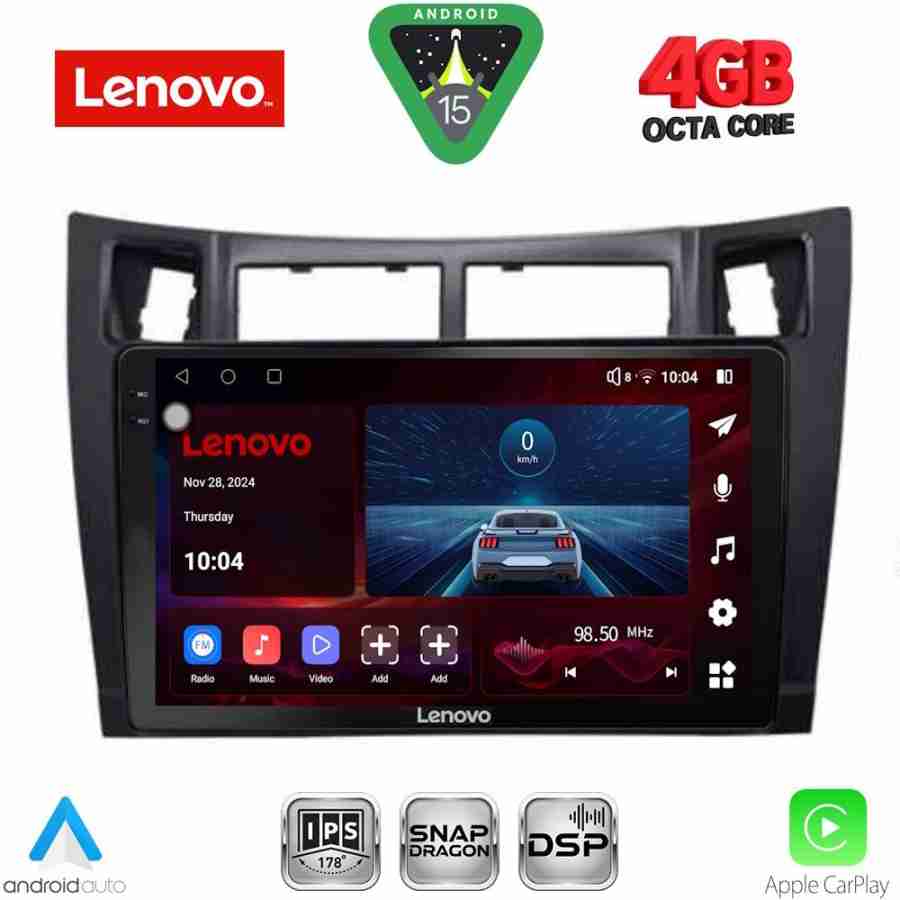 LENOVO SSV 9736BL_CPA (9inc) MULTIMEDIA TABLET for TOYOTA YARIS mod. 2006-2011 (BLACK)