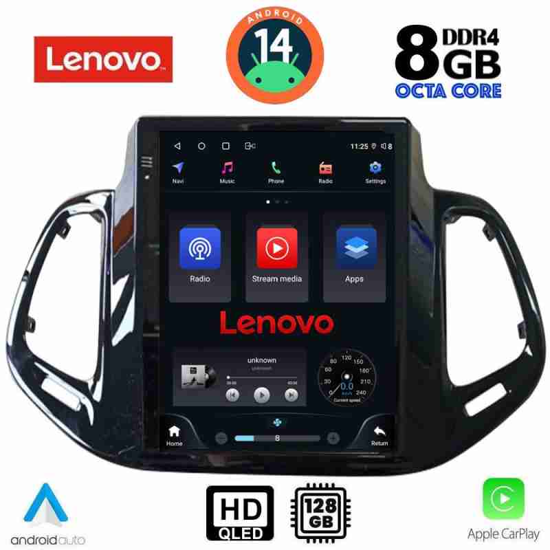 LENOVO SSW 10878_CPA TESLA STYLE for JEEP COMPASS mod. 2017-2020