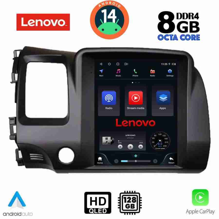 LENOVO SSW 10988_CPA TESLA STYLE for HONDA CIVIC 4D mod. 2006-2012
