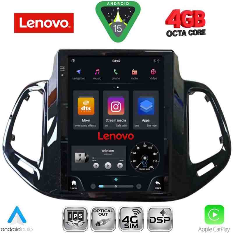 LENOVO SSX 9878_CPA TESLA STYLE for JEEP COMPASS mod. 2017-2021