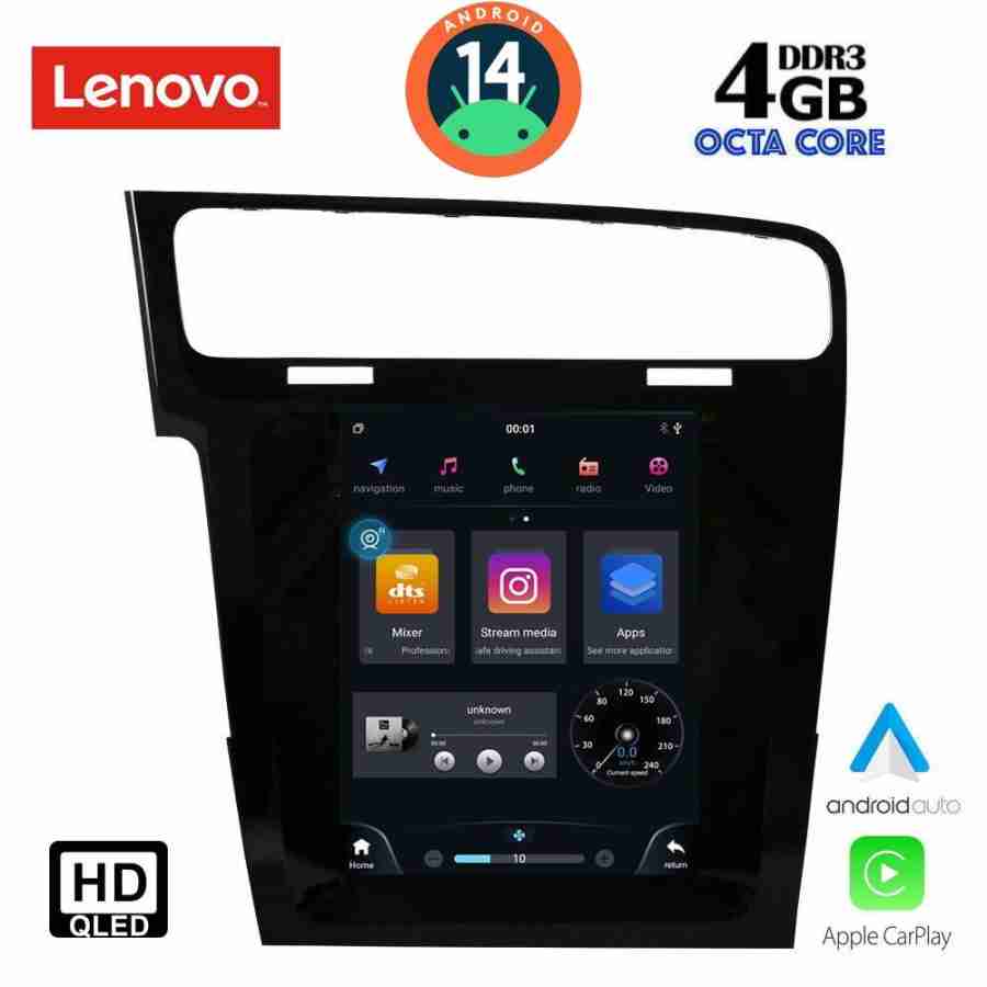 LENOVO SSX 9985_CPA TESLA STYLE for VW GOLF 7 mod. 2013-2021