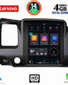 LENOVO SSX 9988_CPA TESLA STYLE for HONDA CIVIC 4D mod. 2006-2012