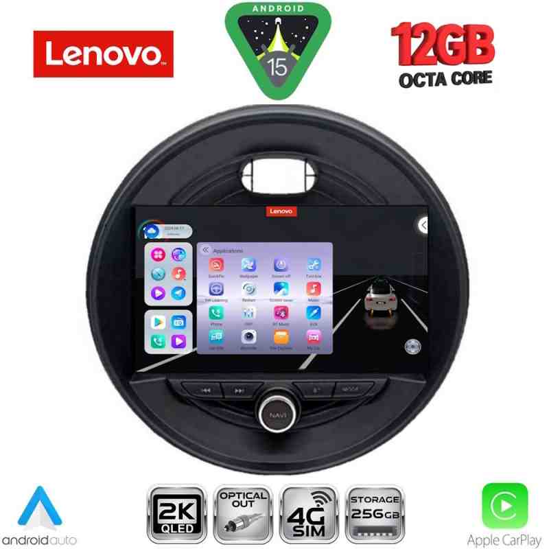 LENOVO SSZ 12066_CPA (9inc) MULTIMEDIA TABLET for MINI COOPER (F55-56-F57) mod. 2015-2024 - CLUBMAN (F54) mod. 2015-2024 - ROADSTER (F59) mod. 2014- COUNTRYMAN (F60) mod. 2016-202