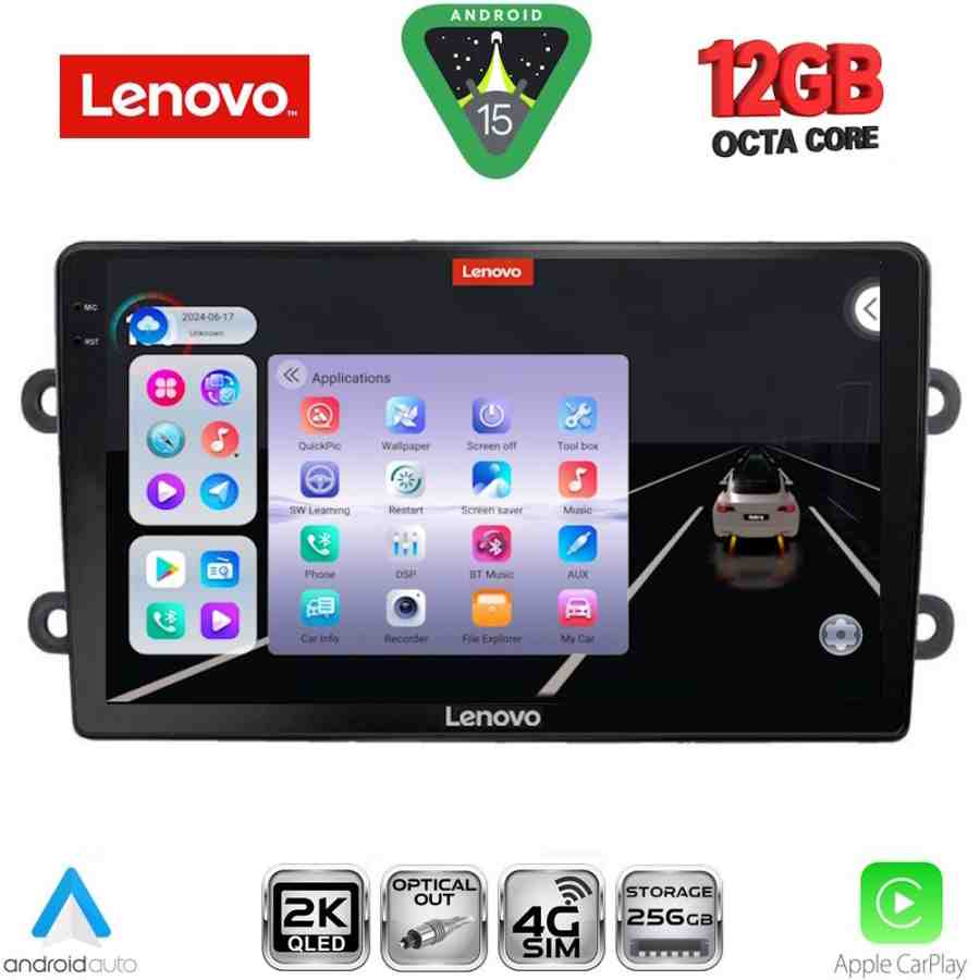 LENOVO SSZ 12102_CPA (9inc) MULTIMEDIA TABLET for DACIA DUSTER mod. 2012-2019