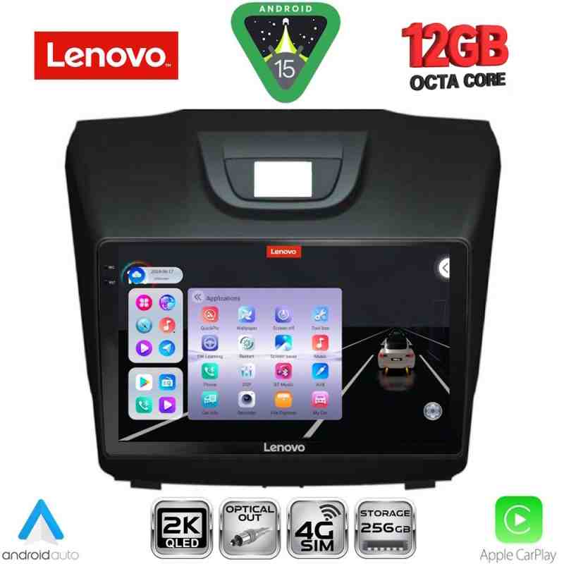 LENOVO SSZ 12255_CPA (9inc) MULTIMEDIA TABLET for ISUZU DMAX mod. 2012-2020