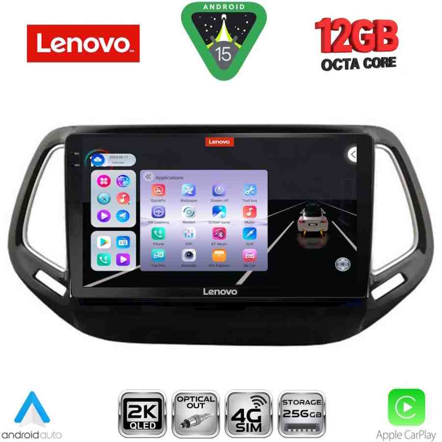 LENOVO SSZ 12278_CPA (10inc) MULTIMEDIA TABLET for JEEP COMPASS mod. 2016-2021