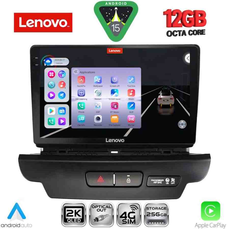 LENOVO SSZ 12304_CPA (9inc) MULTIMEDIA TABLET for KIA CEED - XCEED mod. 2018-2022