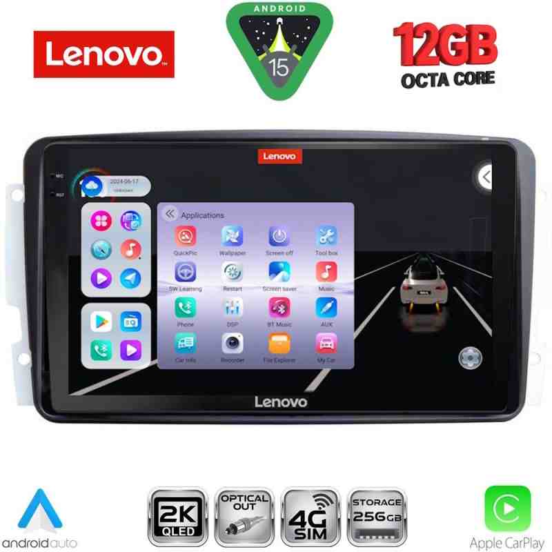 LENOVO SSZ 12401_CPA (9inc) MULTIMEDIA TABLET for MERCEDES CLK (W209) mod. 2000-2004