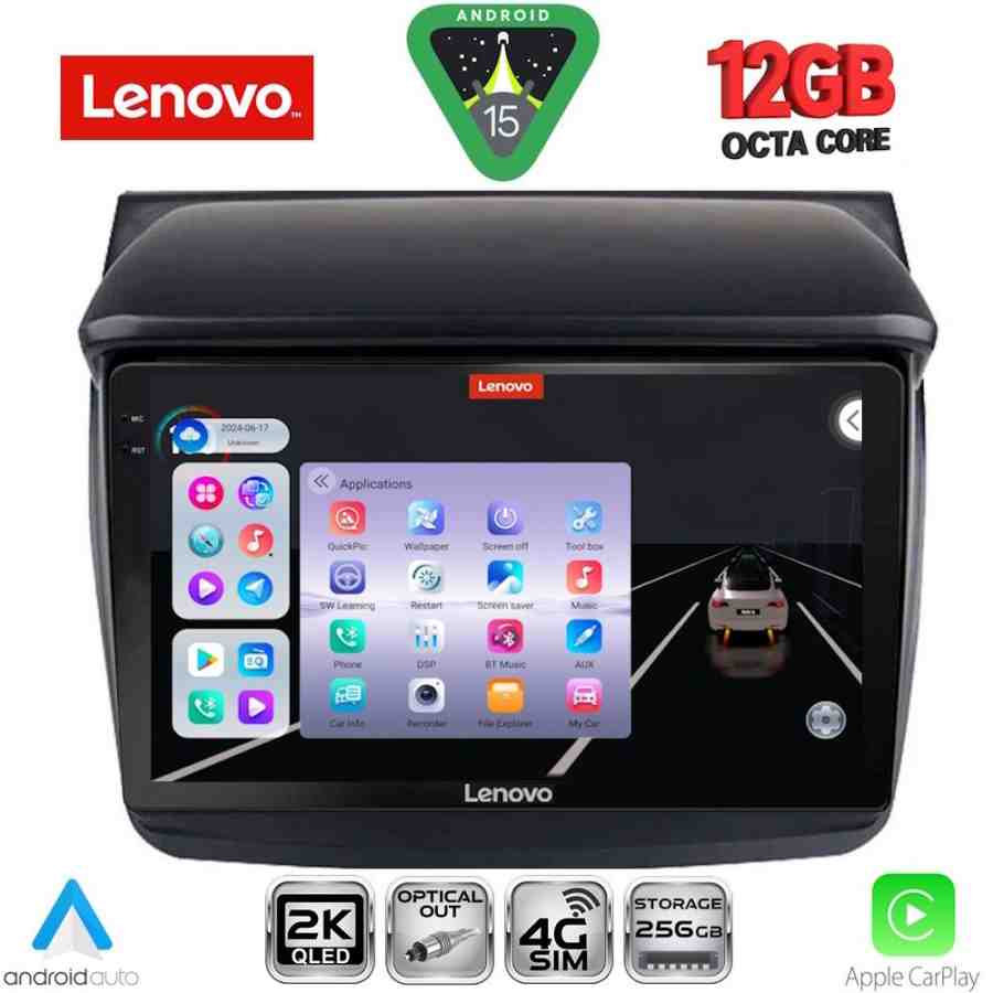 LENOVO SSZ 12436_CPA (9inc) MULTIMEDIA TABLET for MITSUBISHI L200 mod. 2006-2015