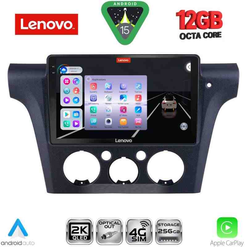 LENOVO SSZ 12441_CPA CLIMA (10inc) MULTIMEDIA TABLET for MITSUBISHI OUTLANDER mod. 2001-2005 with CLIMA