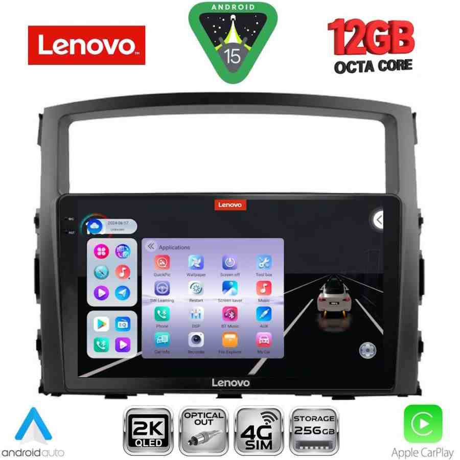 LENOVO SSZ 12446_CPA (9inc) MULTIMEDIA TABLET for MITSUBISHI PAJERO mod. 2006-2013
