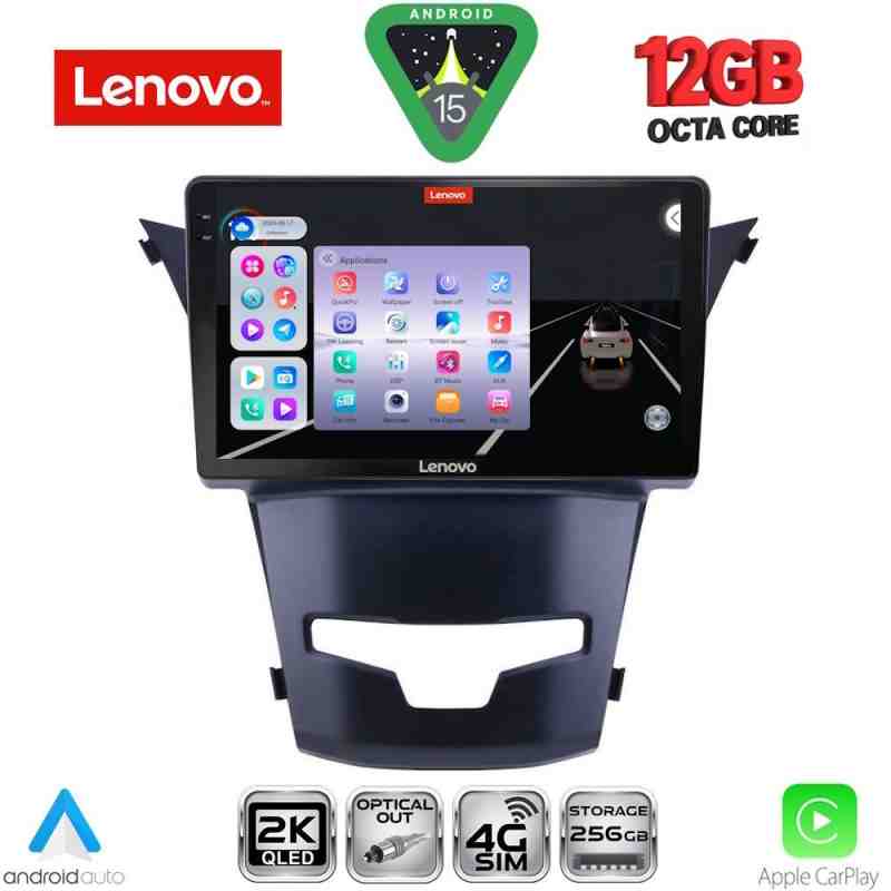 LENOVO SSZ 12653_CPA (9inc) MULTIMEDIA TABLET for SSANGYONG KORANDO mod. 2014-2019
