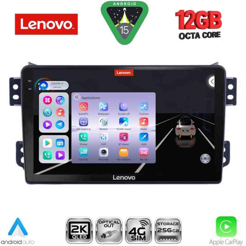LENOVO SSZ 12682_CPA (9inc) MULTIMEDIA TABLET for OPEL AGILA - SUZUKI SPLASH mod. 2008-2018