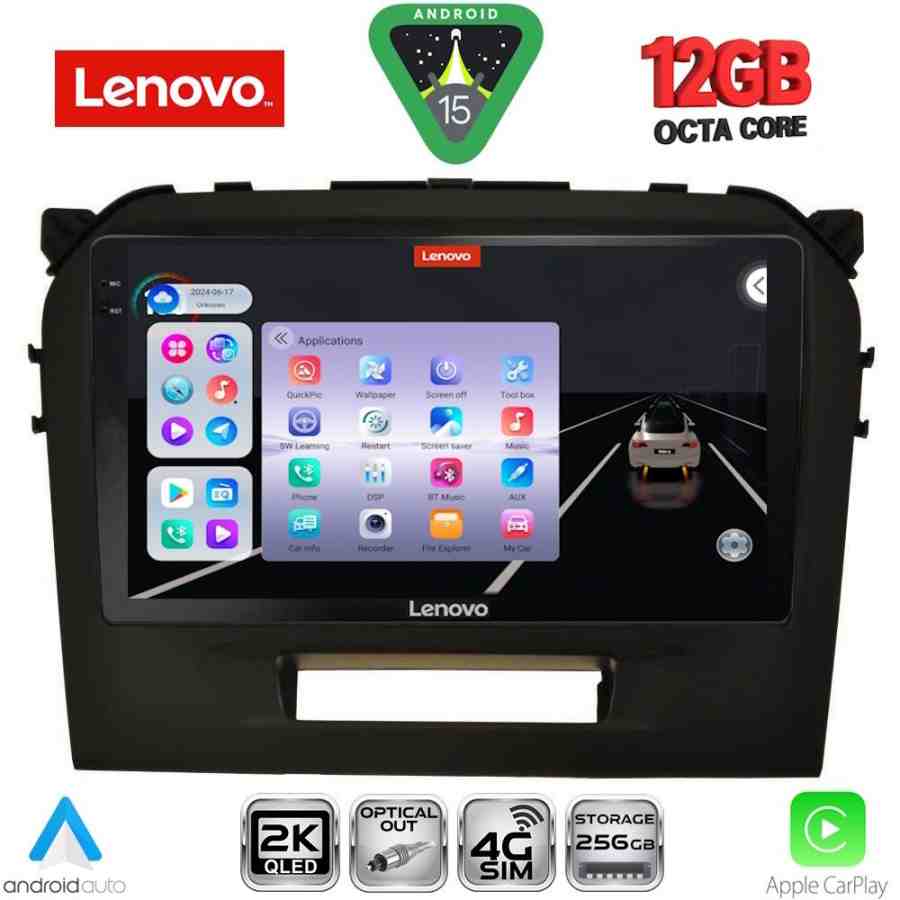 LENOVO SSZ 12697_CPA (9inc) MULTIMEDIA TABLET for SUZUKI VITARA mod. 2016-2025