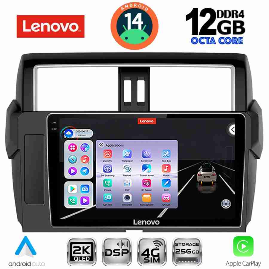 LENOVO SSZ 12777_CPA (10inc) MULTIMEDIA TABLET for TOYOTA PRADO mod. 2014-2017