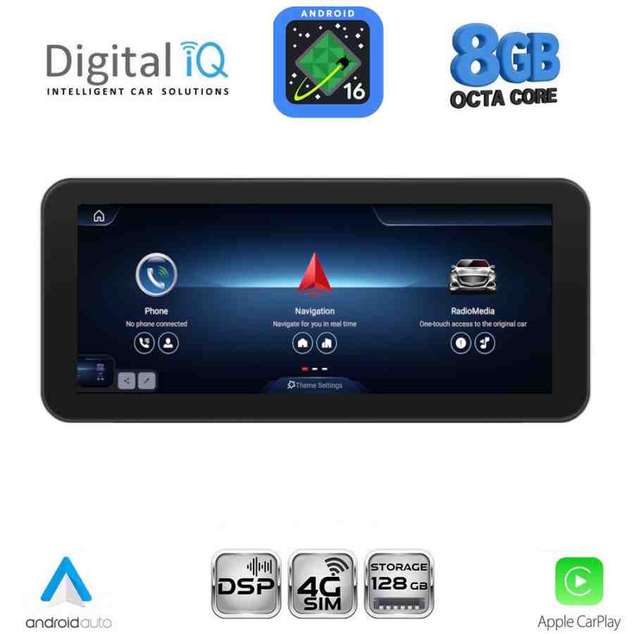 DIGITAL IQ TPG 16999_CPA (10.25inc) (NTG 4.5) MULTIMEDIA SYSTEM for MERCEDES SLK (R172) mod. 2012-2016
