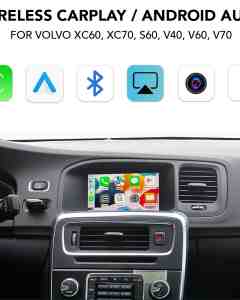 LENOVO LTP VLV 3746F CPAA (WIRELESS CARPLAY / ANDROID AUTO BOX with 2 CAMERA IN for VOLVO V – S – XC mod. 2011-2014)