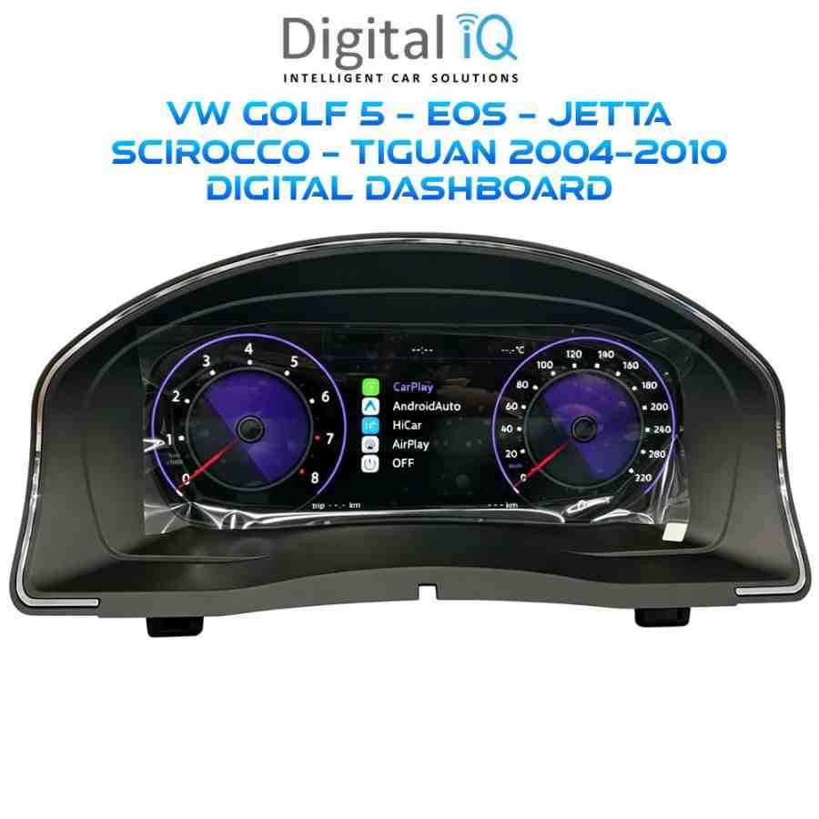 DIGITAL IQ DYL 745_DC (10.25") DIGITAL INSTRUMENT CLUSTER for VW GOLF 5 - EOS - JETTA - SCIROCCO - TIGUAN mod. 2004-2010