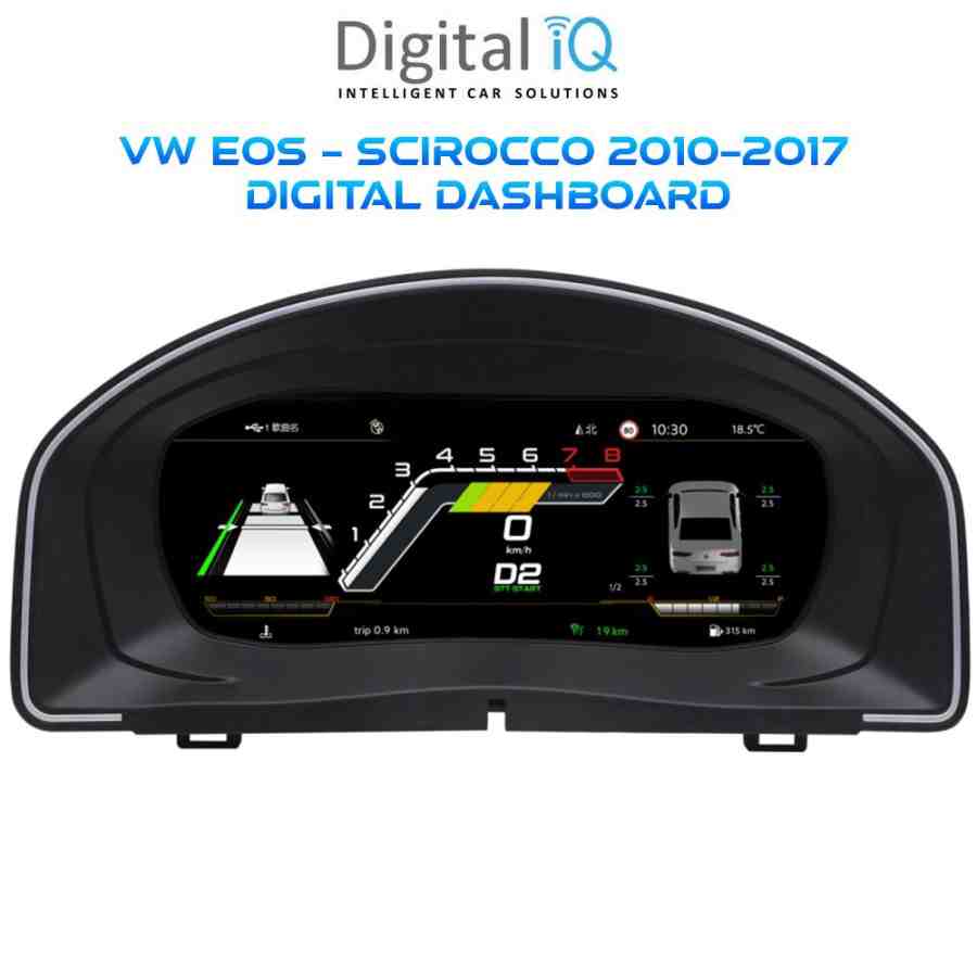 DIGITAL IQ DYL 736_DC (12.3") DIGITAL INSTRUMENT CLUSTER for VW EOS - SCIROCCO mod. 2010-2017
